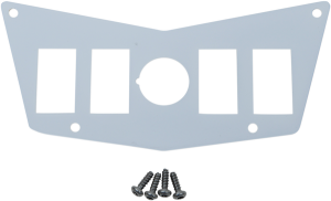 Center Dash Plate White, 1, nordicamoto.ro