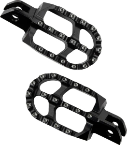 MOOSE RACING Footpegs Black  Wide, 1, nordicamoto.ro