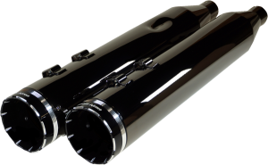 4-1/2(r) Hp-plus® Slip-on Mufflers Black, Eclipse