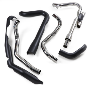 Dual Bung Pro Chamber Headpipes Black, 2, nordicamoto.ro