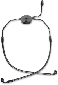 Designer Series Dot Front Lower Brake Line Kit Black, Black Pearl, 1, nordicamoto.ro