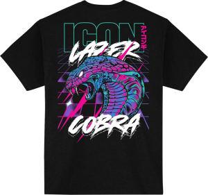 Lazer Cobra T-shirt Black  2XL, 3, nordicamoto.ro