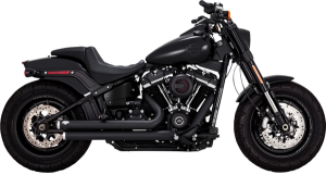 Big Shots Staggered 2-into-2 Exhaust System Black, 3, nordicamoto.ro