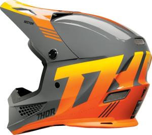 Casca Thor Sector 2 Carve Gray/Orange S, 2, nordicamoto.ro