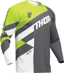 Tricou Thor Sector Checker Gray/Green