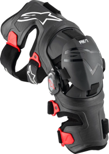Alpinestars Rk-7 Plasma fekete/piros térdvédők