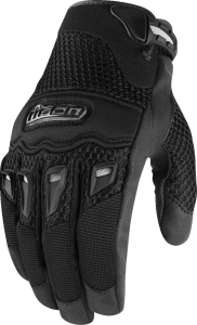 Icon Twenty-Niner™ bőr kesztyű, fekete/fehér, XL, 1, nordicamoto.ro