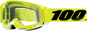 Ochelari 100% Racecraft 2 Yellow Clear Lens ONE SIZE, 2, nordicamoto.ro