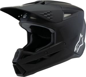 Alpinestars S-M3 gyermek sisak, egyszínű fekete