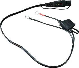 Bt03 akkumulátor-töltésjelző LED-del, fekete, 4, nordicamoto.ro