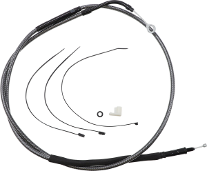 High-efficiency Polished Karbonfibr Clutch Cable Silver, 1, nordicamoto.ro