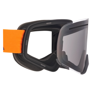 AMOQ Vision Vent motoros szán szemüveg + piros–fekete mágneses lencse – füstös, 2, nordicamoto.ro