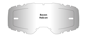 AirScreen Raven Halcon átlátszó lencsék, 2, nordicamoto.ro