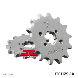 JT SPROCKETS Első lánckerék, természetes színű , nordicamoto.ro