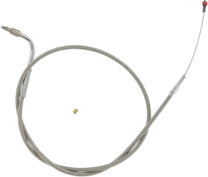 Stainless Steel Throttle/idle Cable Silver +76 mm (3''), 1, nordicamoto.ro