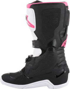 Alpinestar Stella Tech 3 női csizma, fekete-fehér-rózsaszín, 38,5-es méret, 3, nordicamoto.ro