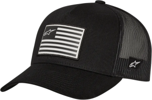 Zászlós Snapback sapka, fekete