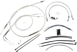 Sterling Chromite Ii® Designer Handlebar Installation Kit Silver, 2, nordicamoto.ro