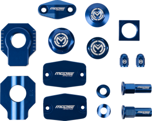 MOOSE RACING Bling Pack Kit Blue, Anodized, 1, nordicamoto.ro
