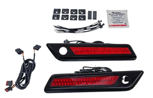 Saddlebag Latch Dual Color Accent Lights Amber, Red, 1, nordicamoto.ro