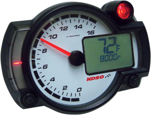 Rx2-nr Gp-style Race Tachometer White