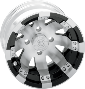 Rim Atv 158 Buckshot Size 12 X 8 Bolt Pattern 4/110 Offset 4+4 Black/machined Black, Silver, Powder-coated, Clear-coat 12 x 8, 1, nordicamoto.ro