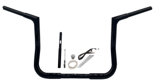 1-1/4(r) Ez Install Flat Top Handlebar Kit Black