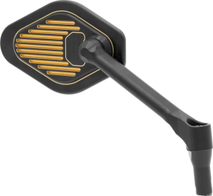 Adjustable Mirror Short Stem 12 Cm Black & Gold Edition Black, Gold 