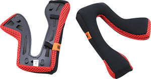 Sm5 Helmet Cheek Pad Gray, Red