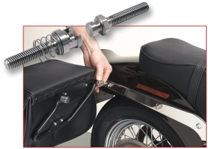 Bareback® Saddlebag Mounting System Silver, 1, nordicamoto.ro