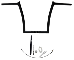1-1/4(r) Ez Install Pointed Top Handlebar Kit Black, 2, nordicamoto.ro