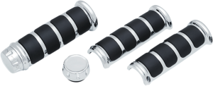 Three-piece Iso®-grips Silver, 2, nordicamoto.ro