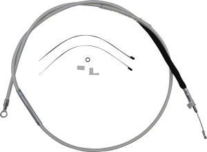High-efficiency Braided Sterling Chromite Ii® Clutch Cable Silver