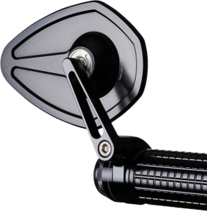Handlebar End Mirror Black, 3, nordicamoto.ro