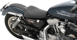 Front Solo Vinyl Seat Black