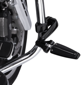Engine Guard Highway Peg Hingeless Mounting Clamp Kit Black Extended, 2, nordicamoto.ro