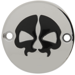 Split Skull Points Cover Chrome