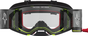 Alpinestars Supertech Roll-Off védőszemüveg – Fekete/Fluo sárga/Átlátszó lencse, 4, nordicamoto.ro