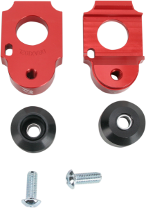 Axle Block Sliders Red, 1, nordicamoto.ro
