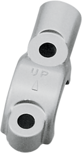 Master Cylinder Replacement Half Bar Clamp Silver, 1, nordicamoto.ro