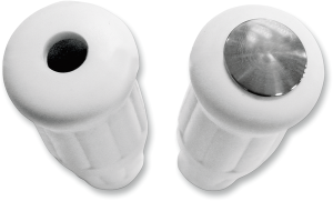 Custom Rubber Radial Grip Trim Cap Silver, 1, nordicamoto.ro