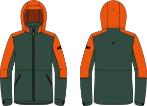 KTM TWO 4 RIDE V2 fekete/szürke dzseki