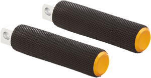 M-eight Fusion Footpegs Black, Gold, 1, nordicamoto.ro