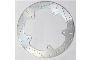 Round Fixed Brake Rotor Silver, Stainless Steel