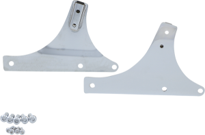 Sissy Bar Side Plates Silver, 3, nordicamoto.ro