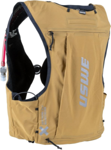 USWE VST 8L kerékpáros mellény, „Bronzo” folyadékpótló mellény Elite HydraPak 2L tartállyal