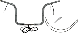 Plug & Play Ez Install 1-1/4(r) Round Top Handlebar Kit Silver, 1, nordicamoto.ro
