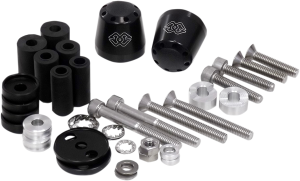 Bar End Weights Black, Anodized
