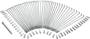 Chrome And Stainless Steel Spoke Set Stainless Steel