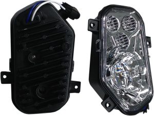 2-piece Led Headlight Conversion Kit Clear, 1, nordicamoto.ro